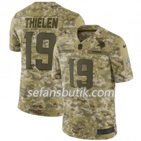 Minnesota Vikings Tröjor Adam Thielen 19 Nike Salute to Service - Herr